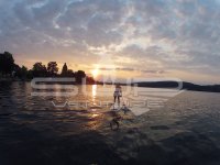 SUP Stand up paddling Bodensee Sonnen Untergang
